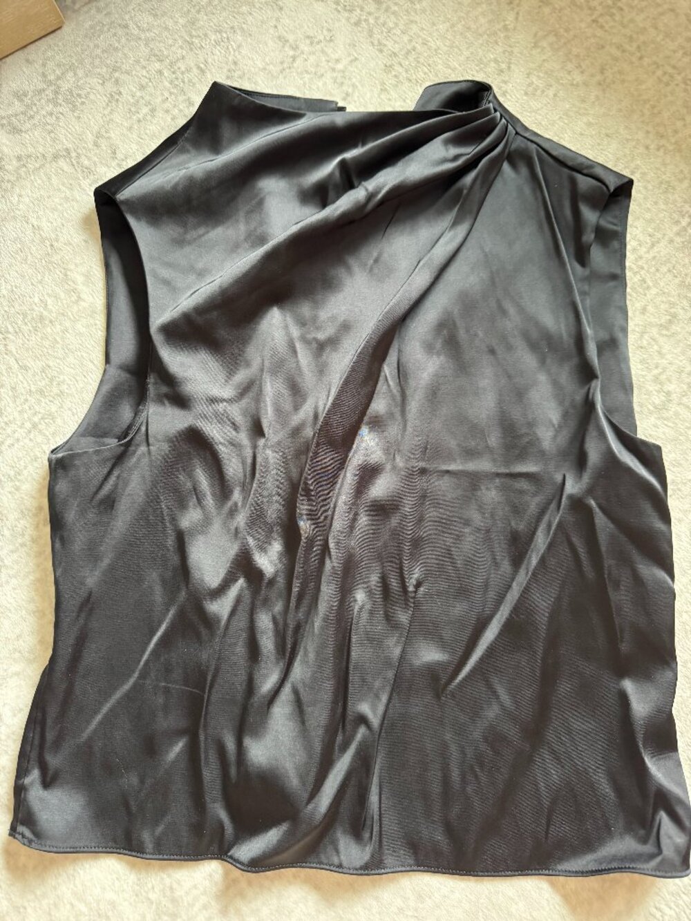 Abercrombie & Fitch Satin High Neck Blouse